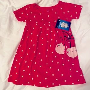 NWT! Polka dot dress with bloomers size 24 months